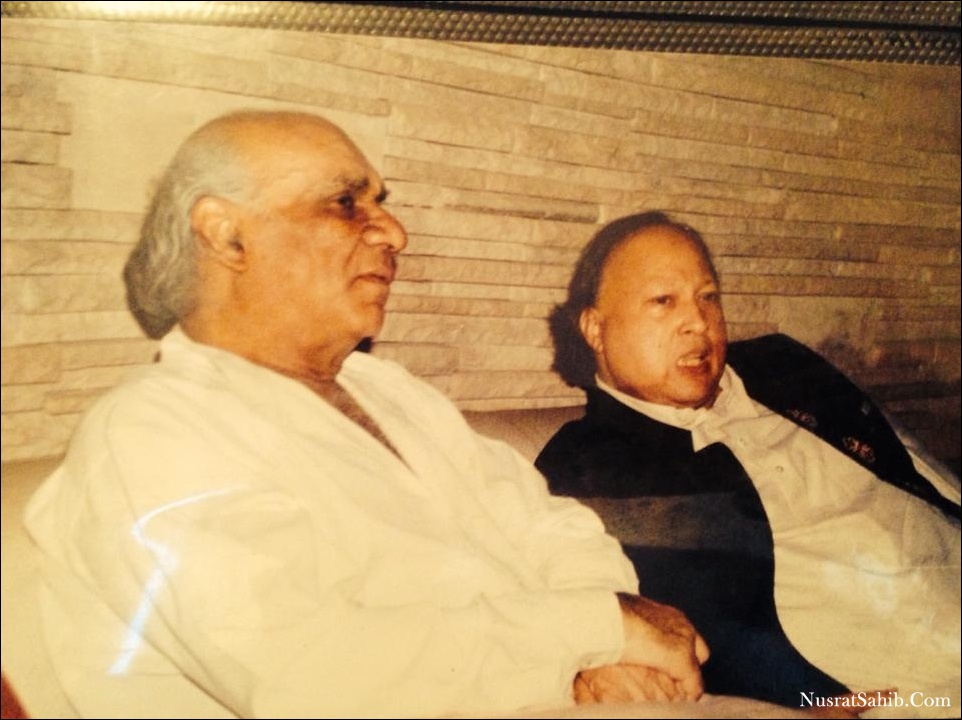 Ustad Nusrat Fateh Ali Khan Sahab Ji With Yash Chopra ji